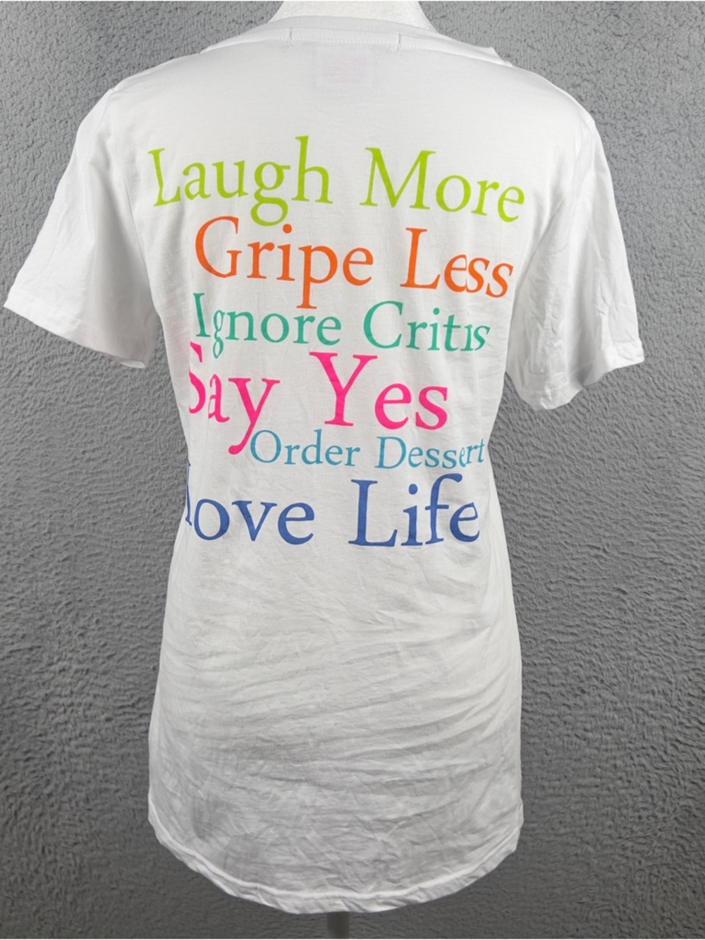 Gretchen Scott Shirt Womens Medium White Short Sleeve V Neck Cotton Tee Preppy